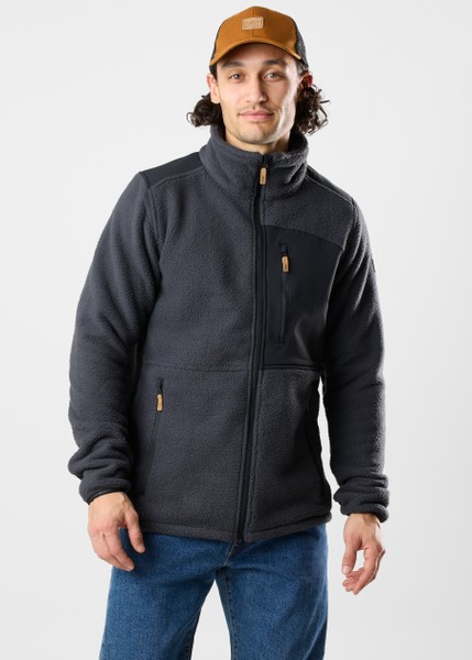 Nordkap Pile Jacket, Dk. Charcoal/Black, Xl, Fleecetrøyer