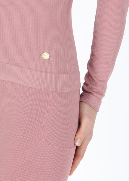 Ribbed Seamless Long Sleeve W Ribbed Seamless Long Sleeve W