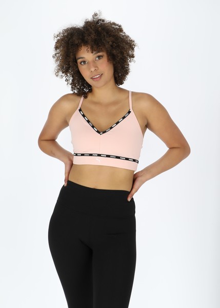 Low Impact Puma Strong Strappy, Rose Dust, S,  Sport-Bh