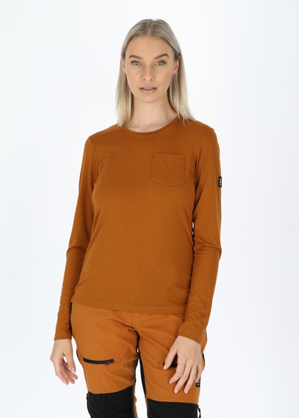 Colorado Tee Long Sleeve W, Chestnut, 38,  T-Shirts