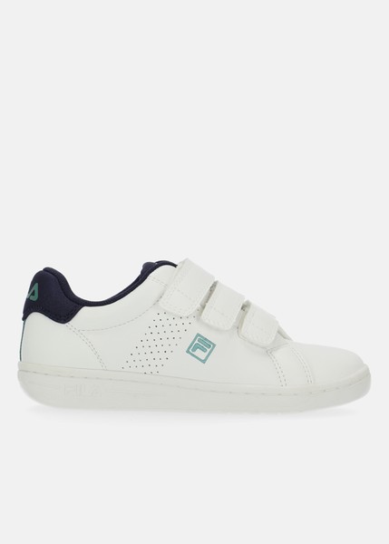 Crosscourt 2 Nt Velcro Kids, White-Medieval Blue, 35,  Sneakers
