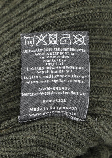 Nordkap Wool Sweater Half Zip Nordkap Wool Sweater Half Zip