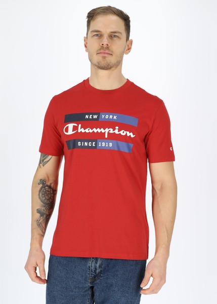 Crewneck T-Shirt, High Risk Red, M,  T-Shirts