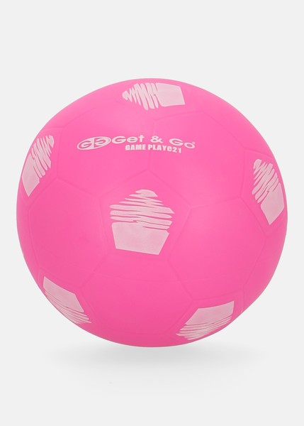 Football Pvc, Fluorescent Pink/White/Anthrac, 21cm,  Fotbollar