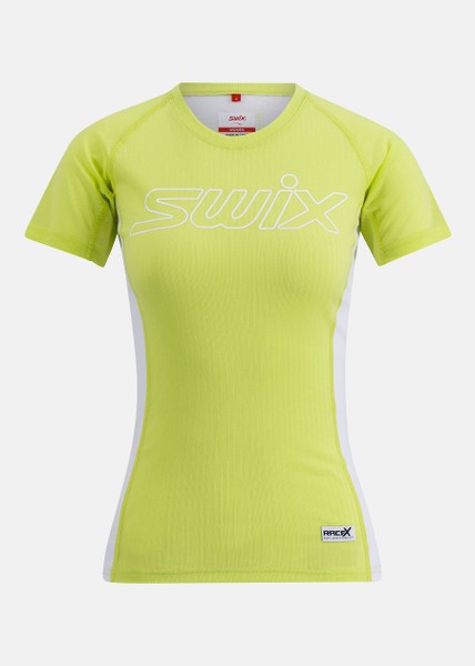 Racex Light Ss W, Lime / Bright White, L,  Tränings-T-Shirts