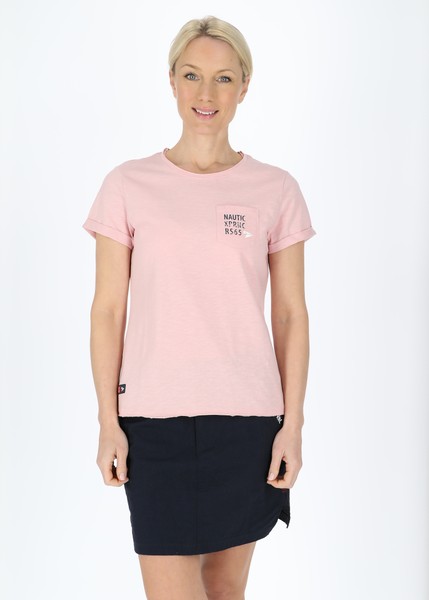 Marstrand Pocket Tee W, Sea Rose, 34,  T-Shirts