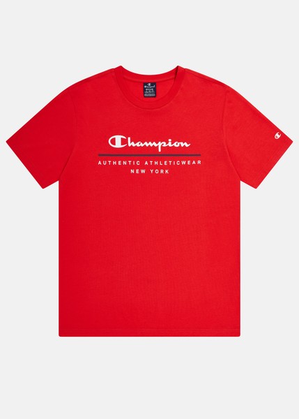 Crewneck T-Shirt, Chinese Red, M, T-Shirts