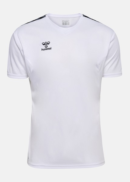 Hmlauthentic Pl Jersey S/S, White, M,  Löpar T-Shirts