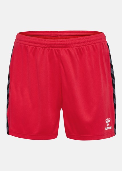 Hmlauthentic Pl Shorts Woman, True Red, L,  Träningsshorts