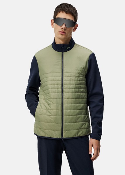 Martino Quilt Hybrid Jacket, Oil Green, M, Høstjakker