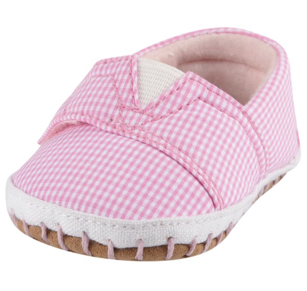 Pink Gingham Tn Crib