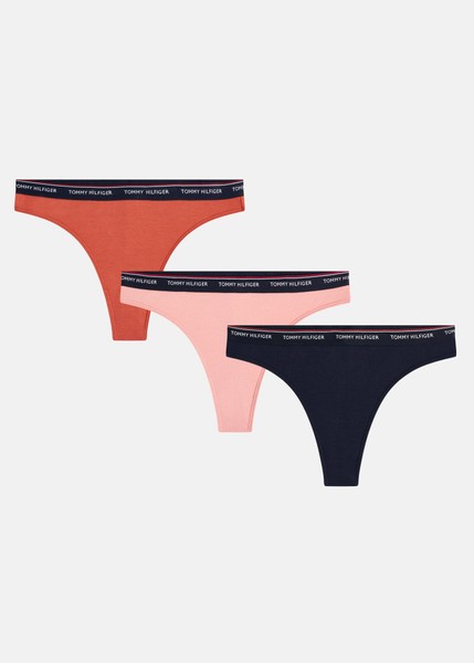 ESSENTIALS & LACE THONG 3P