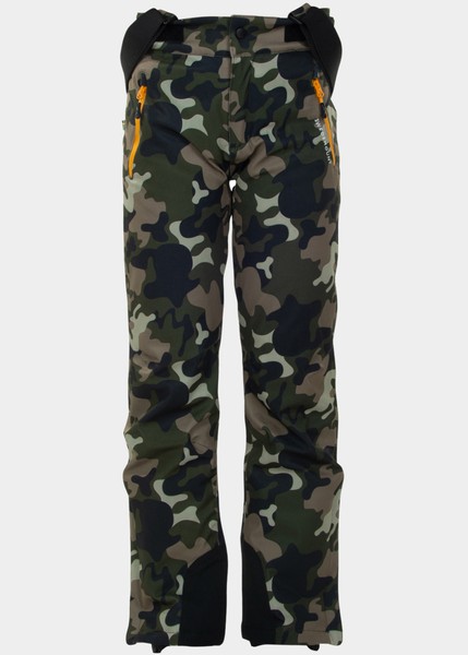 Ski Pants Jr, Green Camouflage, 164,  Skidbyxor