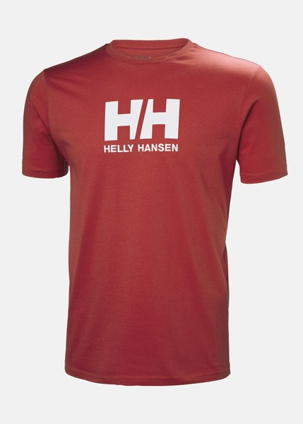 Hh Logo T-Shirt, 163 Red, L, T-Shirts