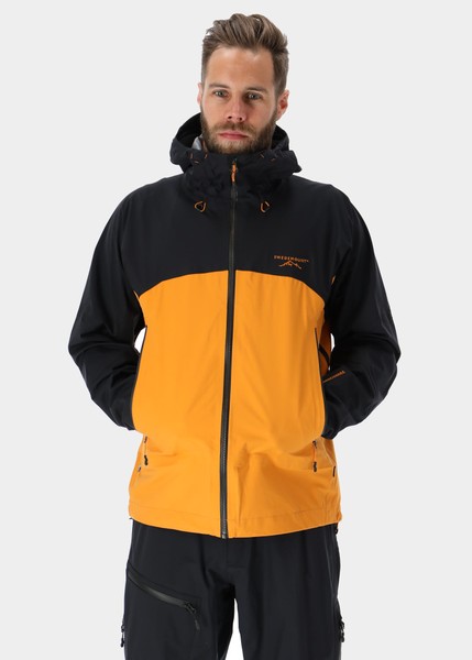 Himalaya Shell Jacket, Black/Yellow, S,  Skaljackor