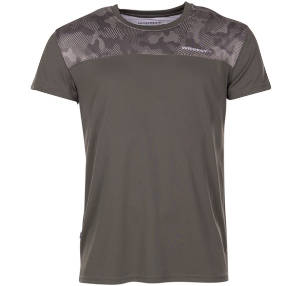 Athletic Tee, Olive Aop/Olive, S, Løpe-T-Shirts