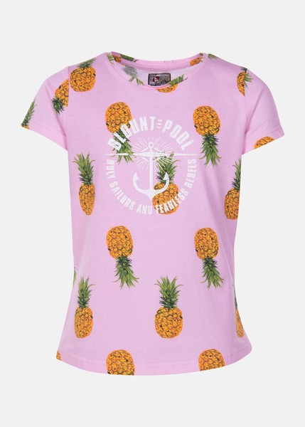 Hawaii Tee Jr, Pink Pineapple, 150,  Strandkläder