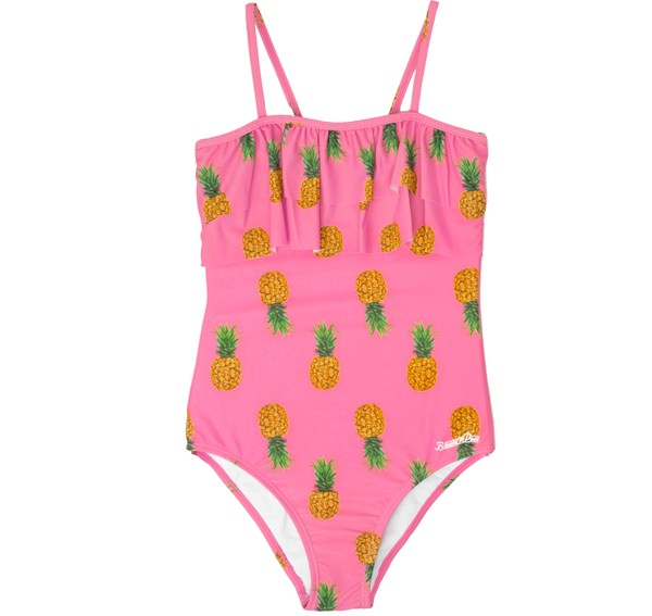 Dark Pink Pineapple SwimsuitJR