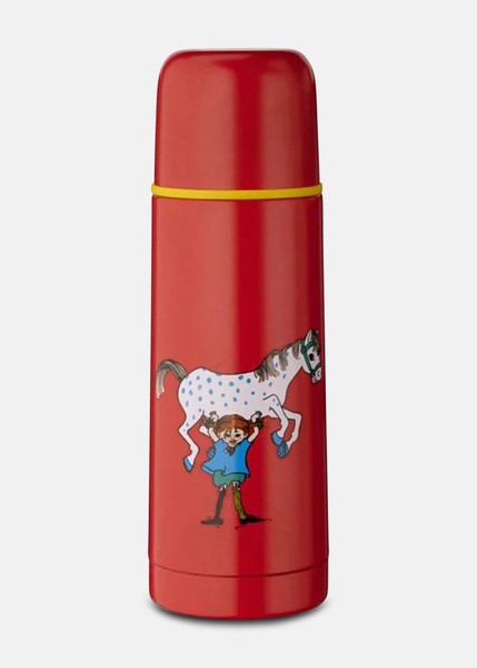 Vacuum Bottle Pippi, Red, 0.35,  Termos Och Flaskor