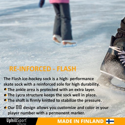 UphillSport Flash Ice hockey L2 Reinforced skate with Coolma