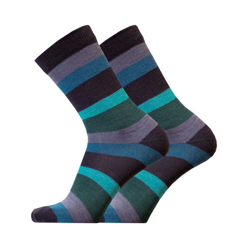Mylly striped merino wool sock