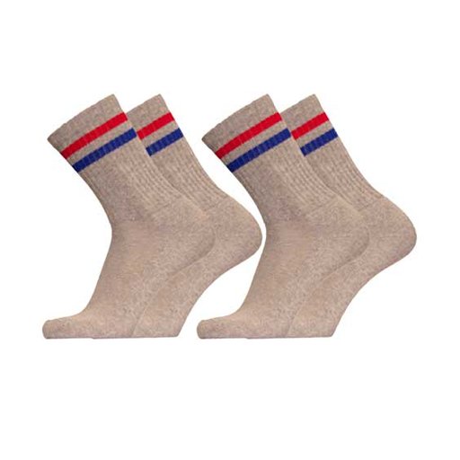 RetroSport organic cotton terry sole sport sock 2-pair pack