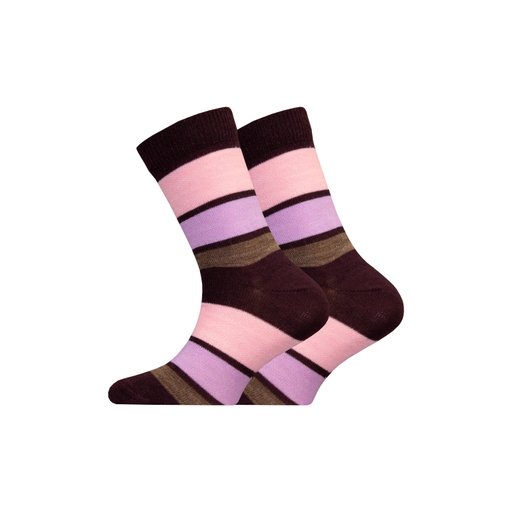 KIds triple stripe merinowool socks