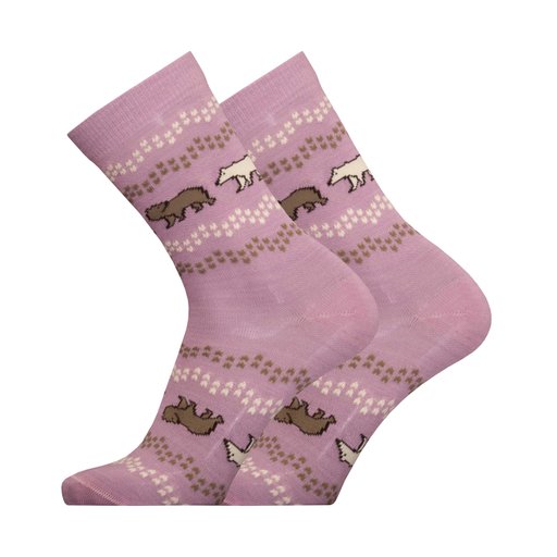 Bear friends - merino wool sock