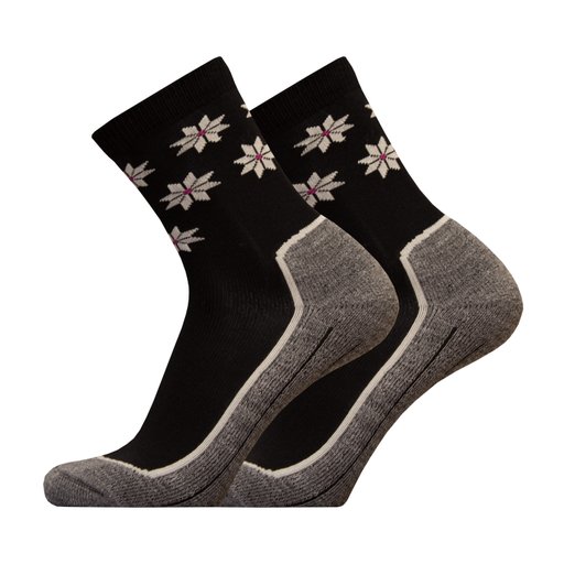 Uphillsport - Snowflake wool sole sock