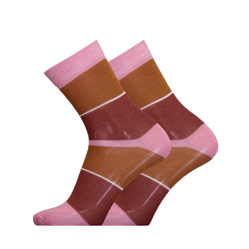 Tara -striped merino wool sock