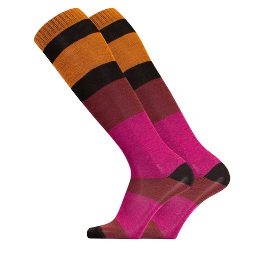 Kojo merino wool striped knee sock