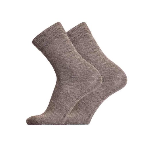 Nakku Weiche Socken aus Alpakawolle mit breitem Schaft