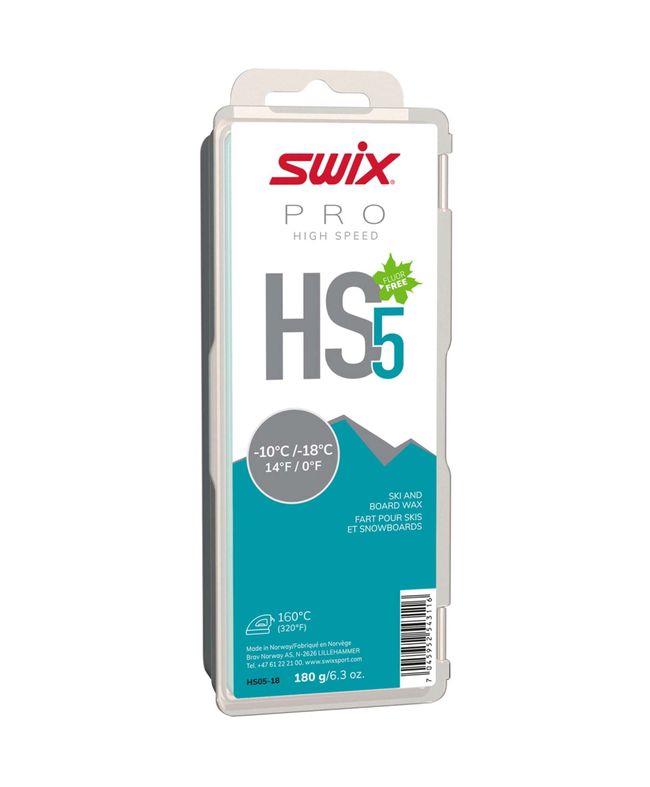 SWIX HS5 TURQUOISE, -10°C/-18°C, 180G