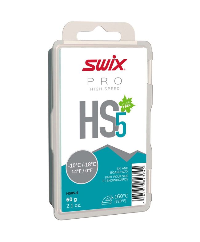 SWIX HS5 TURQUOISE, -10°C/-18°C, 60G