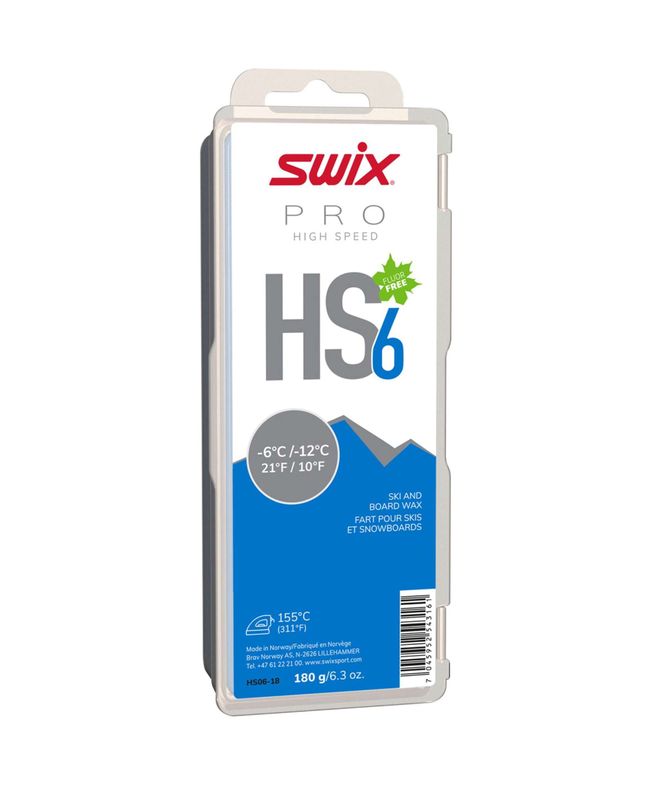 SWIX HS6 BLUE, -6°C/-12°C, 180G