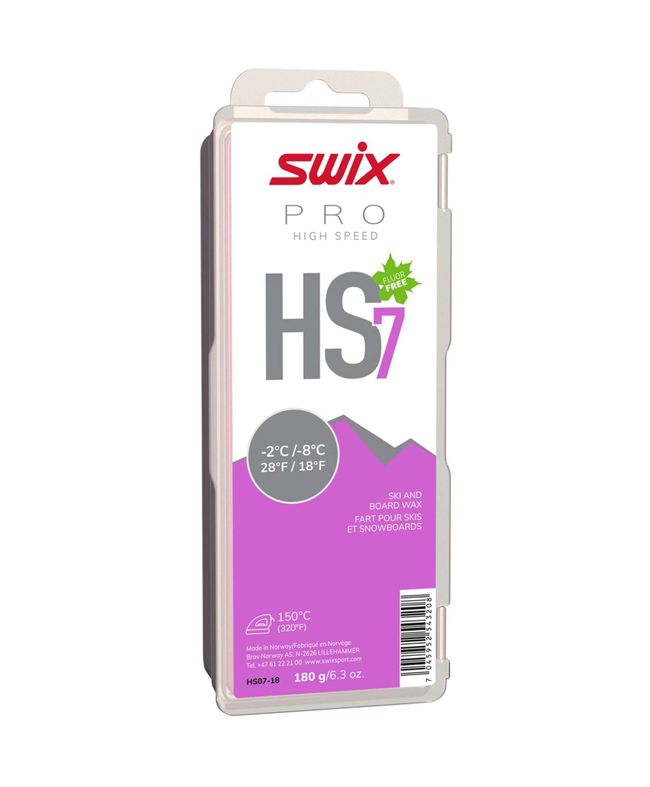 SWIX HS7 VIOLET, -2°C/-8°C, 180G