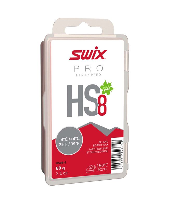 SWIX HS8 RED, -4°C/+4°C, 60G