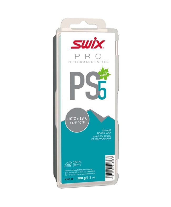 SWIX PS5 TURQUOISE, -10°C/-18°C, 180G
