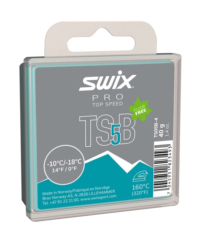 SWIX TS5 BLACK, -10°C/-18°C, 40G