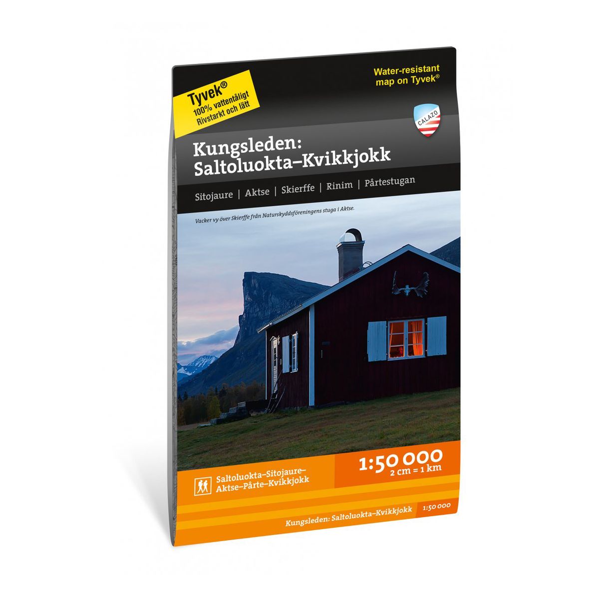 Kungsleden: Saltoluokta - Kvikkjokk 1:50 000