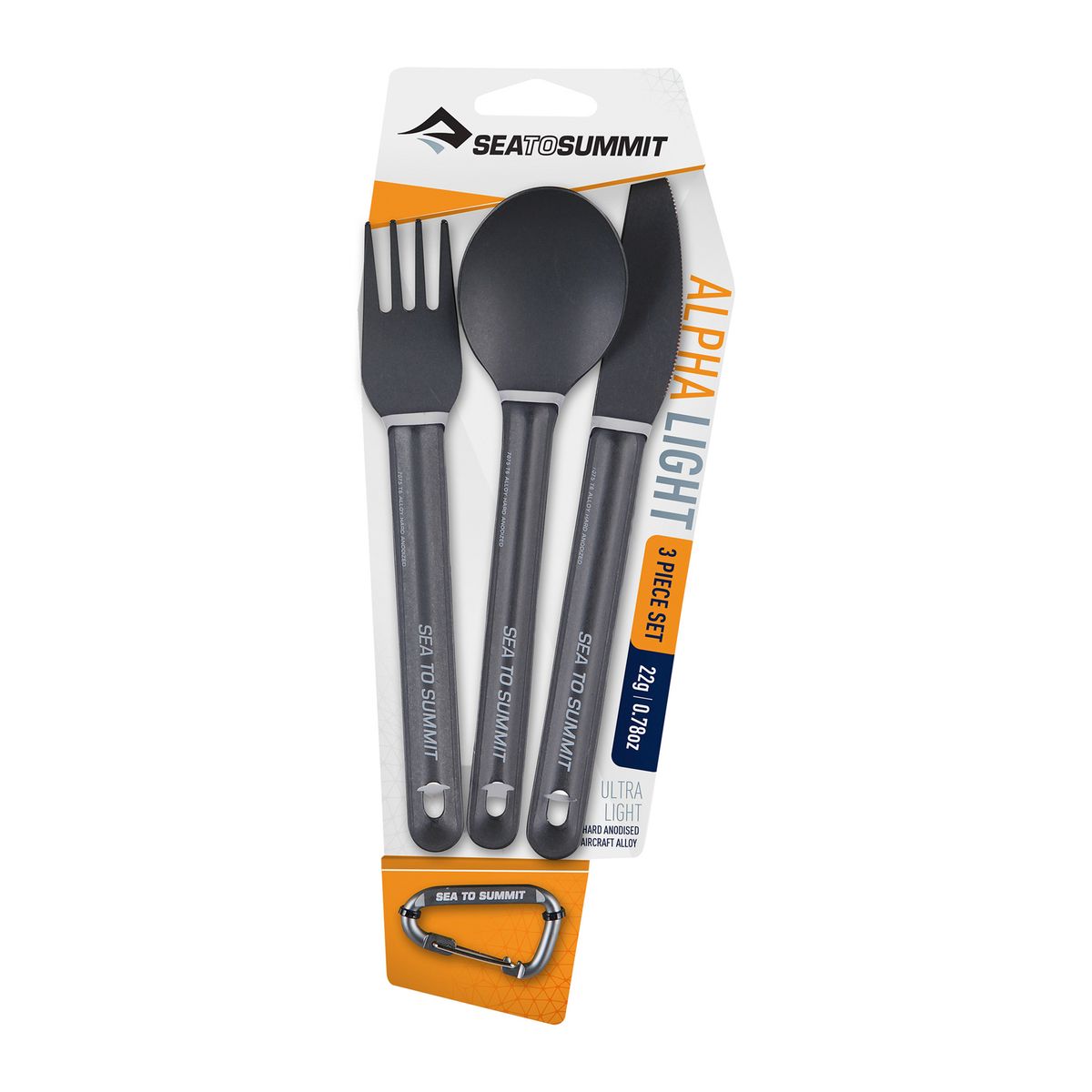 Cutlery Alphalight Set Spoon/Knife/Fork