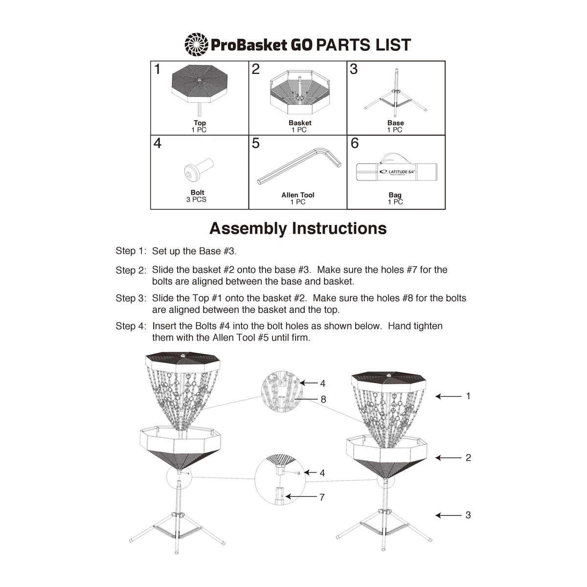 Latitude 64° ProBasket Go