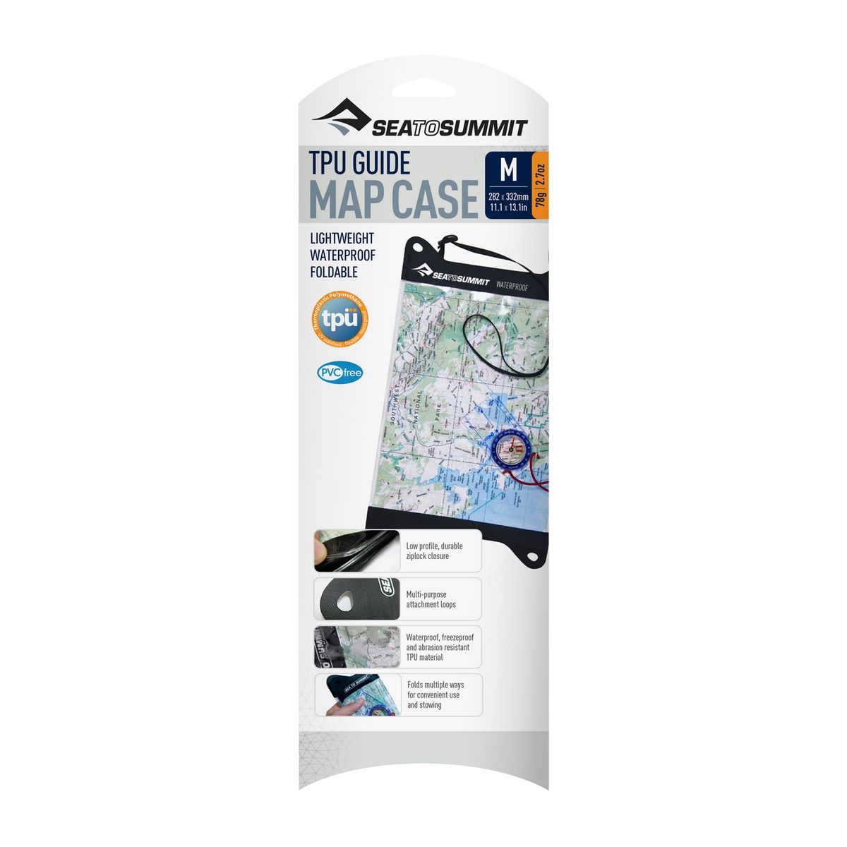 Map Case TPU Waterproof Medium 28x33cm