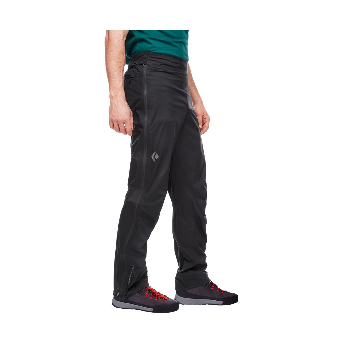 Fineline Stretch Full Zip Rain Pants - M