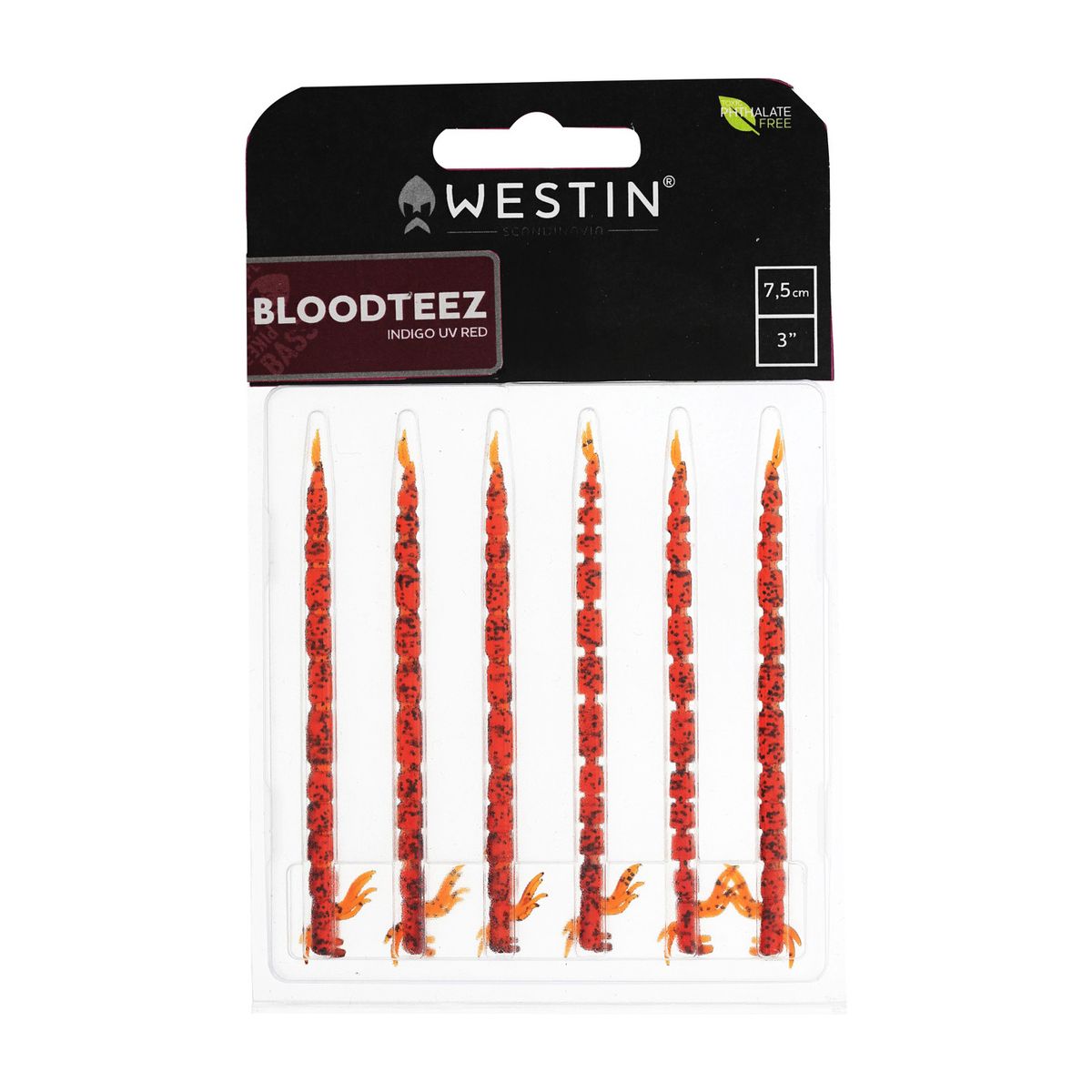 Bloodteez Worm 5,5cm 0,5g 8pcs Bloodteez Worm 5,5cm 0,5g 8pcs