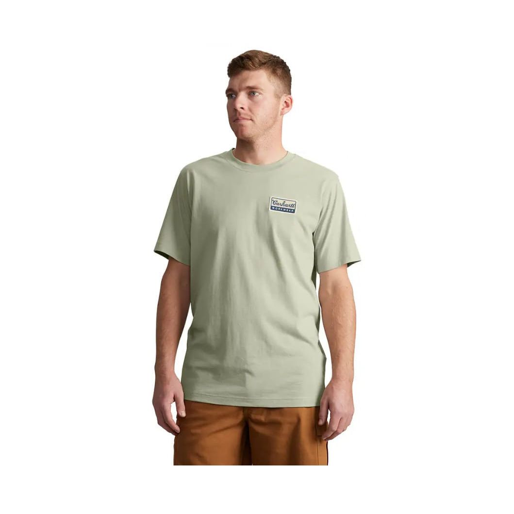 Script S/S Patch T-shirt