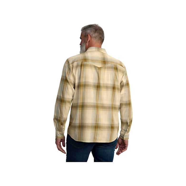 Snap-front Plaid Shirt