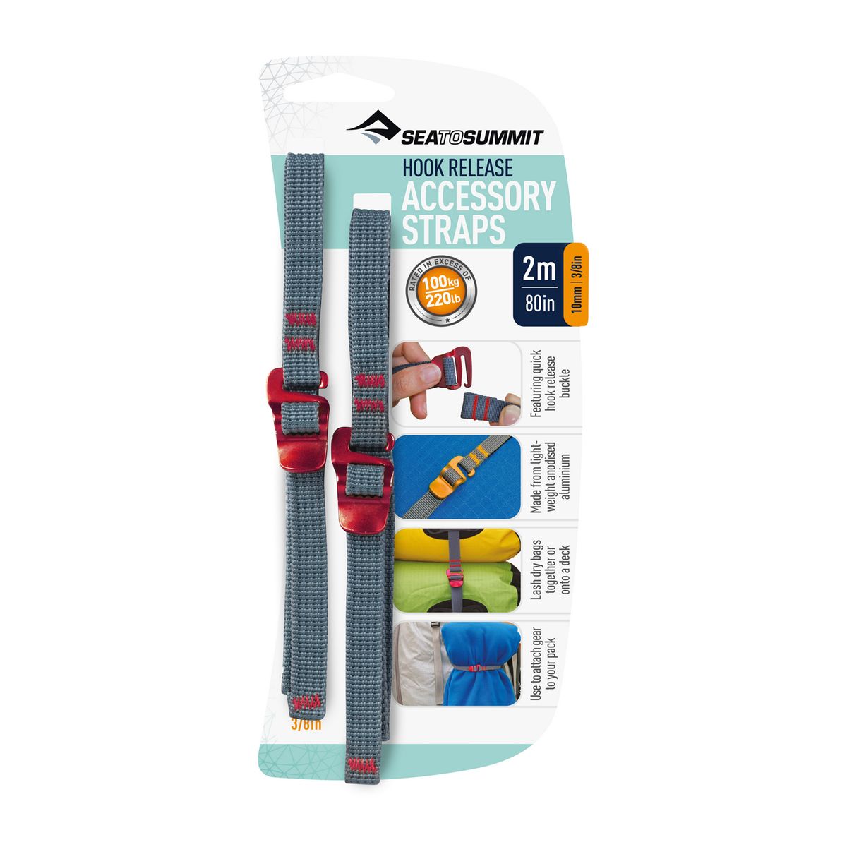 Tiedown Hook Strap 2.0m 10mm