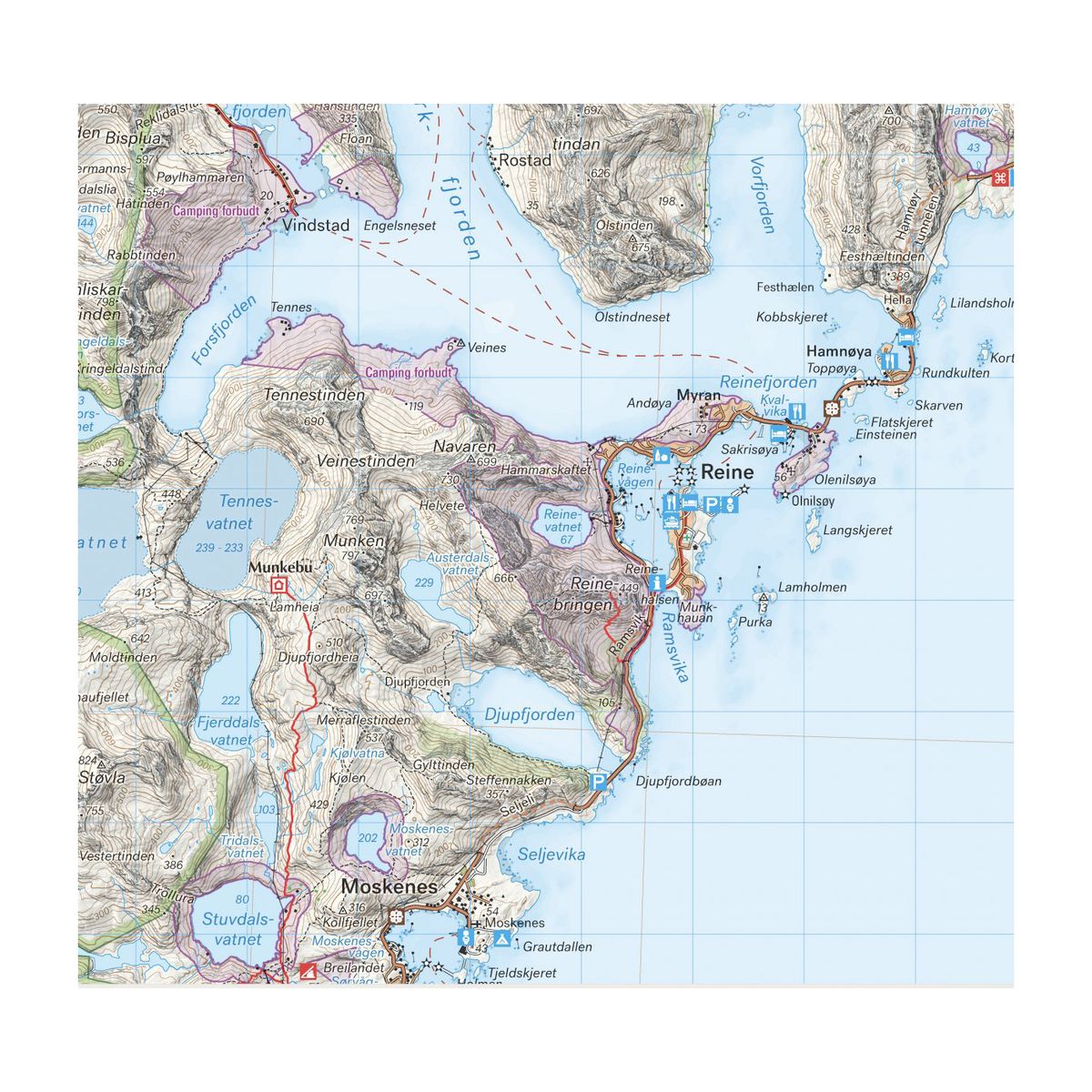 Lofoten 1:50 000