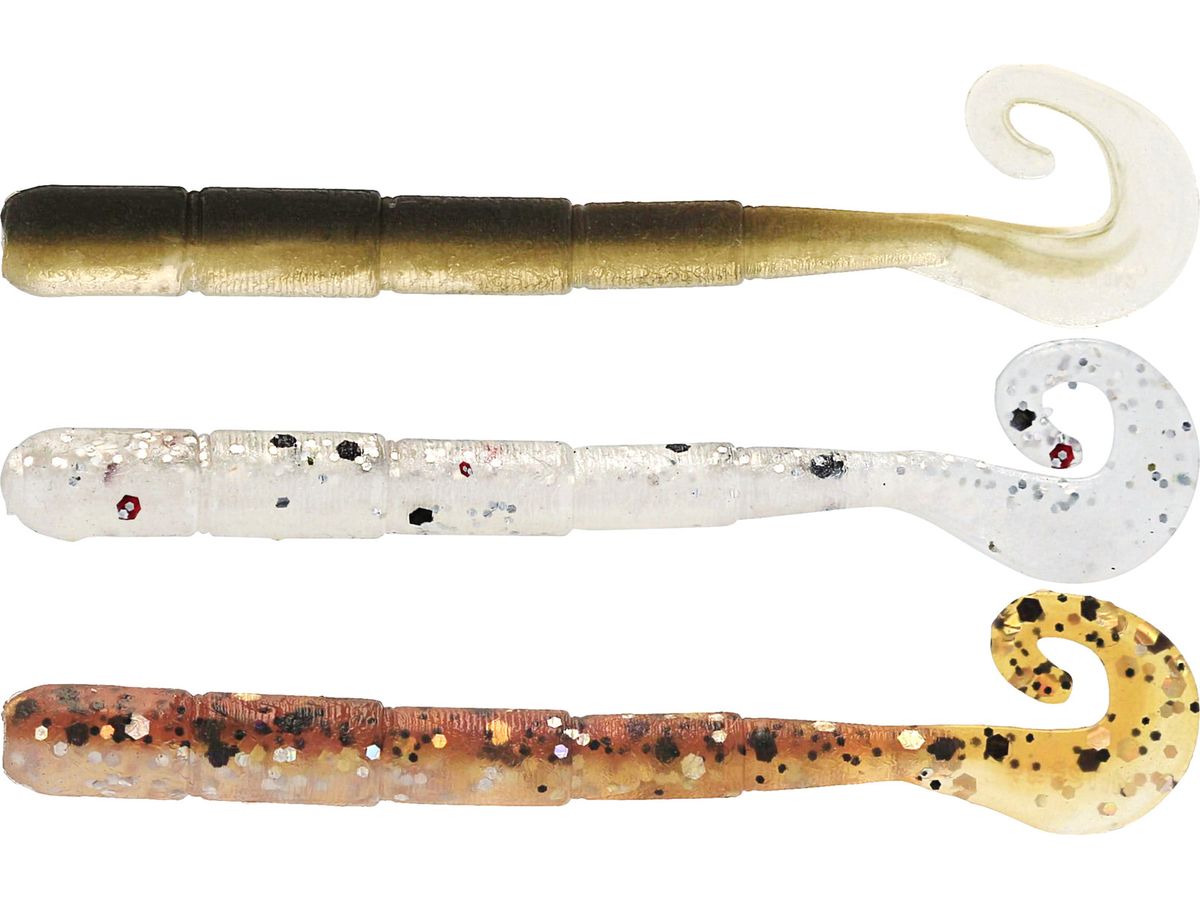 Ned Worm Curltail 5cm 0,5g Floating 6pcs Ned Worm Curltail 5cm 0,5g Floating 6pcs